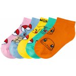 Pokemon Dívčí nízké ponožky, 5 párů – Zboží Mobilmania