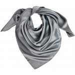 jednovabrevný šedý hedvábný šátek – Zboží Dáma