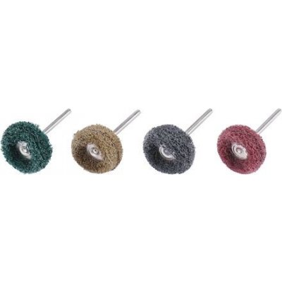 EXTOL PREMIUM kartáčky brusné nylon pr.25mm, stopka 3mm, sada 50ks ( K40-80-150-240-320), 8803761 – Zboží Dáma