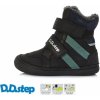 Dětské kotníkové boty D.D.Step chlapecká zimní obuv W078-382L černá