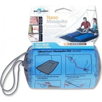 Sea to Summit moskytiéra Nano Mosquito Pyramid Net Single