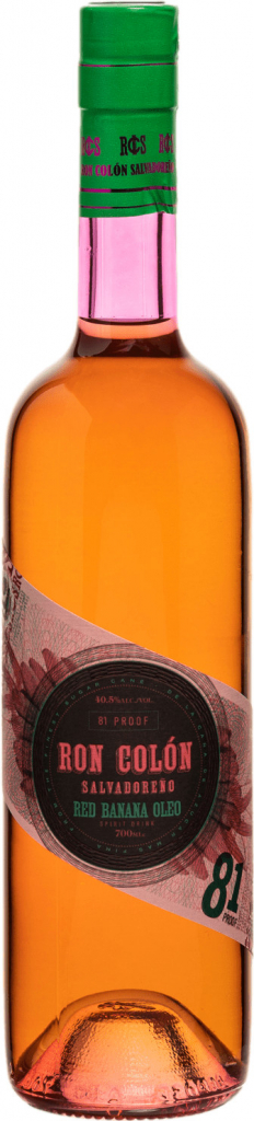 Ron Colón Salvadoreño Red Banana Oleo 40,5% 0,7 l (holá láhev)
