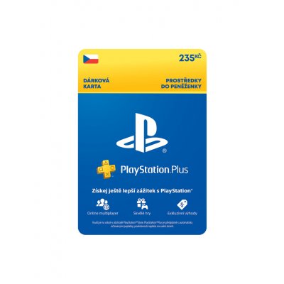 PlayStation Plus Essential Kredit 235 Kč (1M členství) CZ – Zboží Mobilmania
