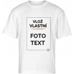 Oversized tričko s potiskem bílá – Hledejceny.cz