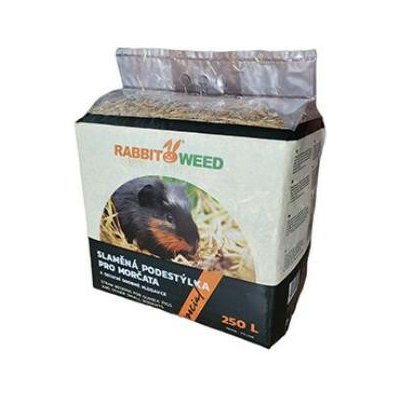 RabbitWeed Podestýlka slaměná pro morčata speciál 250 l – Zbozi.Blesk.cz