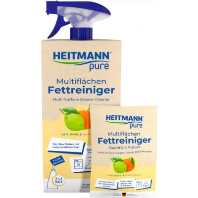 Heitmann Plnící sada čističe mastnot pro různé povrchy 1 ks