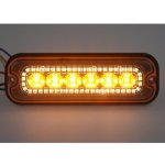 Přední bílé obrysové LED světlo s výstražným oranžovým světlem, 12-24V, ECE R65 | Zboží Auto