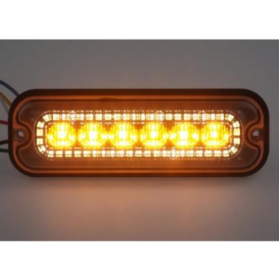 Přední bílé obrysové LED světlo s výstražným oranžovým světlem, 12-24V, ECE R65 | Zboží Auto