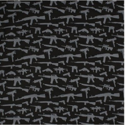 Šátek Rothco Bandana Gun Pattern černá – Zbozi.Blesk.cz