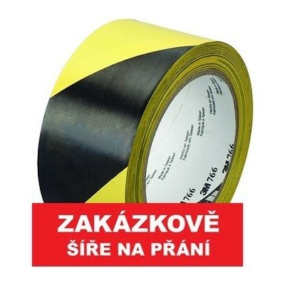 3M 766 PVC lepicí páska 100 mm x 33 m žluto-černá – HobbyKompas.cz