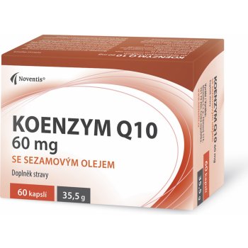Noventis koenzym Q10 60 mg se sezamovým olejem 60 kapslí