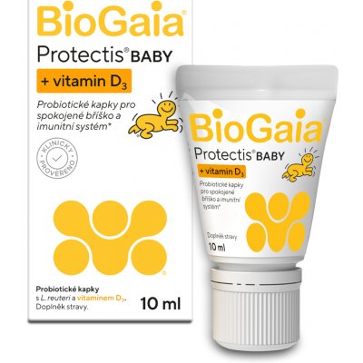 BioGaia Protectis BABY + vit.D3 probio. kapky 10 ml – Hledejceny.cz