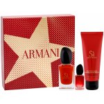 Giorgio Armani Si Passione EDP 50 ml + EDP 7 ml + tělové mléko 75 ml dárková sada – Hledejceny.cz