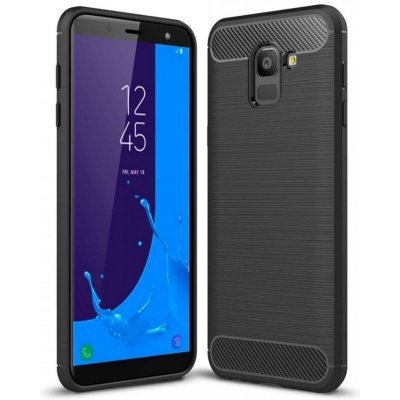 Pouzdro Forcell Carbon Samsung Galaxy J6 2018 černé – Zboží Mobilmania