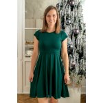 Jsem máma bambusové kojicí šaty smaragdové – Zboží Dáma