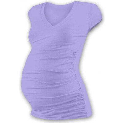 Jožánek Těhotenské tričko Vanda mini rukáv lila – Zboží Dáma