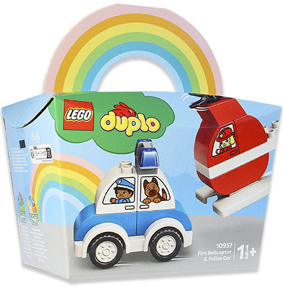 LEGO® DUPLO® 10957 Hasičský vrtulník a policejní auto od 169 Kč - Heureka.cz