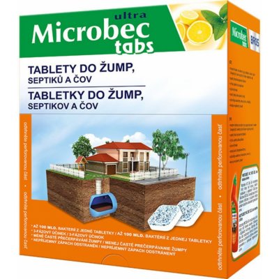 04862 Bros Microbec tabletky do žump, septiků a ČOV 16x20g – Zbozi.Blesk.cz