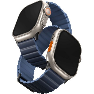 Uniq Revix Premium Edition Reversible Magnetic řemínek pro Apple Watch 49/45/44/42mm tmavě modrý/svě UNIQ-45MM-REVPPRUMBLU – Hledejceny.cz