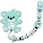 Puntja.cz silikon medvídek světle tyrkysová pro holčičku – Zboží Dáma