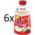 HiPP BIO Smoothie Jablko Banán Červené ovoce 6 x 120 ml