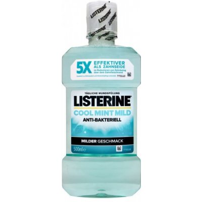 Listerine ústní voda Cool mint Antibacterial 600 ml – Zboží Mobilmania