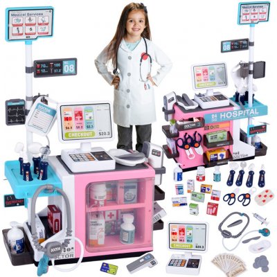 JOKO Dětské lékařské centrum 3v1 růžové – Zboží Dáma