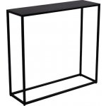 Nordic Design černý kovový toaletní stolek Julia 100 x 30 cm – Zboží Dáma