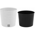 Prosperplast Květináč FURU ROUND 25 cm bílý – Zboží Dáma