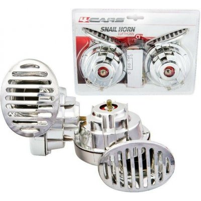 4Cars Fanfáry 12V chrom elektromagnetické | Zboží Auto