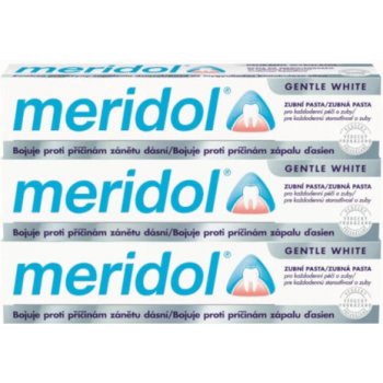 Meridol zubní pasta Gentle White 3 x 75 ml