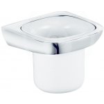 KLUDI Amba držák s pohárkem, chrom / porcelán 5397505 – Sleviste.cz