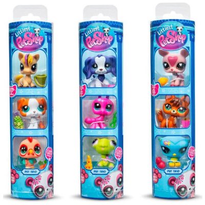 Littlest Pet Shop Pet Trio in Tube S3 Random – Zbozi.Blesk.cz
