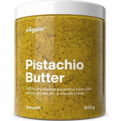Vilgain 100% Pistáciové máslo jemné 500 g – Zboží Dáma