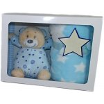 Vizopol Chrastící zvířátko + modrá deka – Sleviste.cz