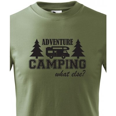 dětské tričko s karavanem Adventure Camping, Military 69 – Zboží Mobilmania