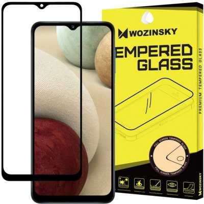 Screen Glass Samsung A125 Galaxy A12 5D Full Glue zaoblené černé 1025884 – Zboží Mobilmania