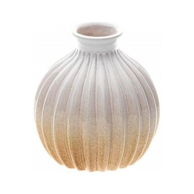 Chaks Chaks Keramická váza guľa - Biela 12 x 13 cm – Hledejceny.cz