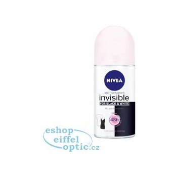 Nivea Invisible for Black & White Clear antiperspirant roll-on 50 ml