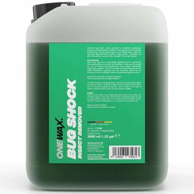 OneWax BUG SHOCK Insect Remover 5 l – Hledejceny.cz