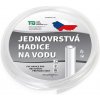 Zahradní hadice TUBI průhledná jednovrstvá hadice 10 x 13mm 10 m