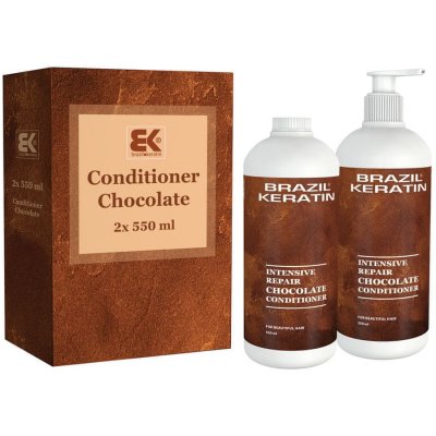Brazil Keratin Chocolate Conditioner 2 x 550 ml dárková sada – Zbozi.Blesk.cz