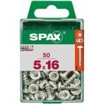 Spax Uni vrut půlkul.hlava T-Star plus T20 4CUT pln.závit Wirox 5 x 16 mm 50 ks – Hledejceny.cz