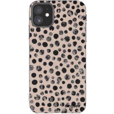 Picasee silikonový průhledný obal pro Apple iPhone 11 - Dots – Zboží Mobilmania