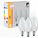 Eglo LED žárovka E14 C37 4,9W 470lm 3000K 37 x 100 mm opálová 3 ks – Hledejceny.cz