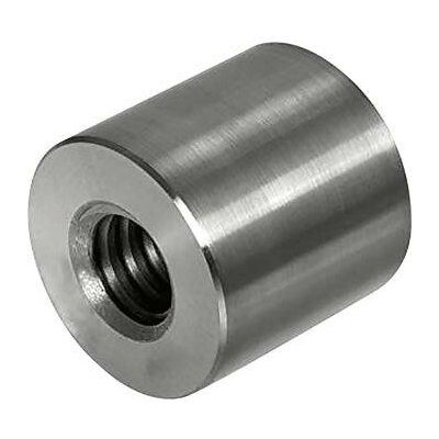 Kulatá matice s trapézovým závitem TR 24 x 5 x D50 x L36 - ocel lesklá (10 ks) – Zboží Mobilmania