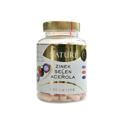 Golden Natur Exclusive Zinek + selen + acerola 100 kapslí – Hledejceny.cz