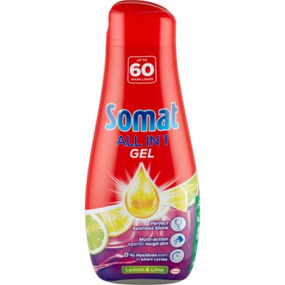 Somat All in 1 Lemon & Lime gel do myčky 60 dávek 1080 ml