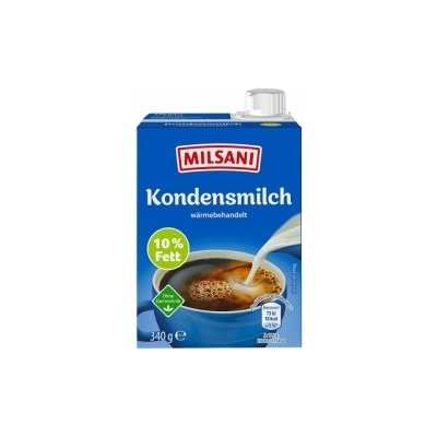 Milsani Kondenzované mléko 10 % tuku 340 g – Hledejceny.cz
