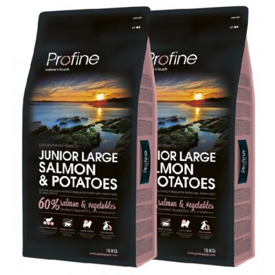 Profine Junior Large Salmon & Potatoes 2 x 15 kg – Hledejceny.cz